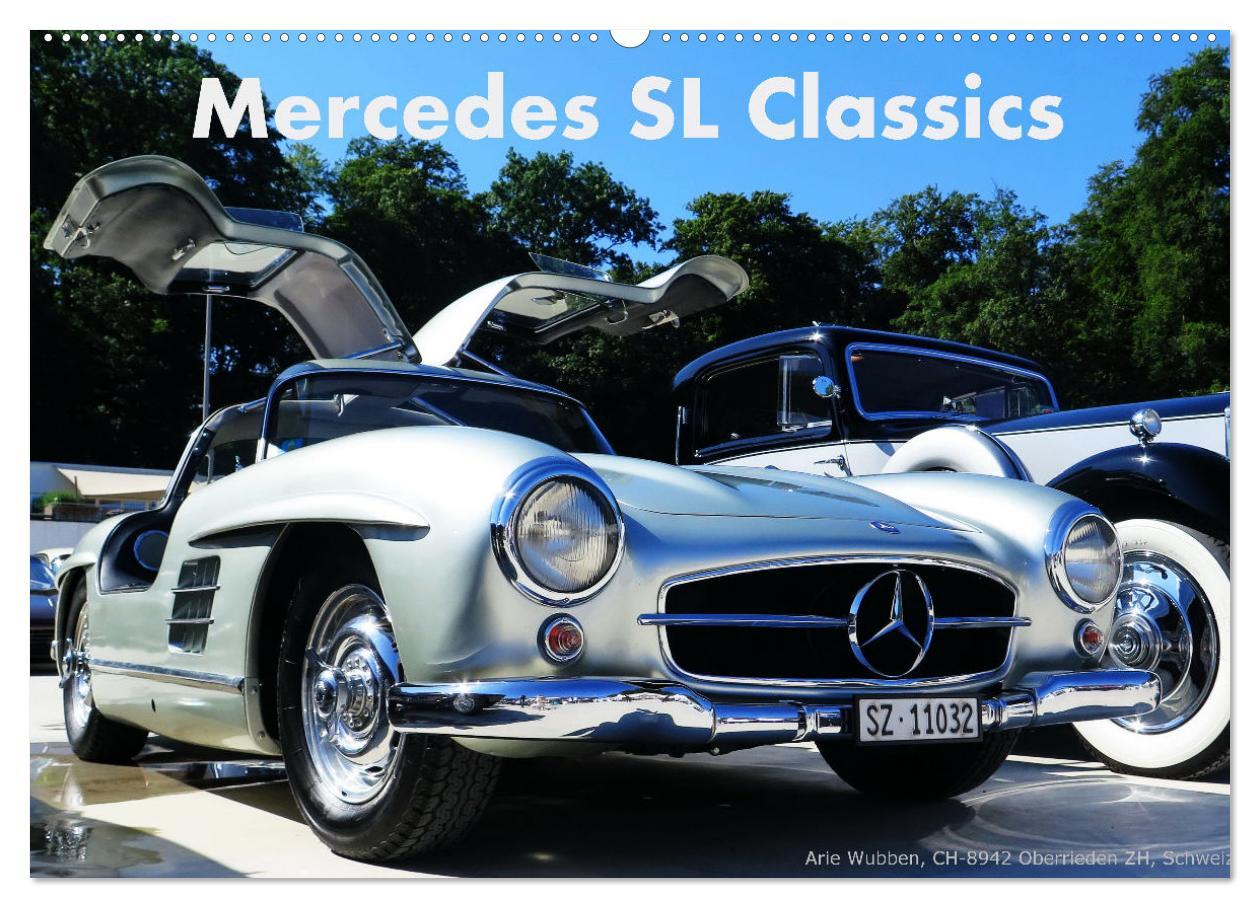 Cover: 9783435073221 | Mercedes SL Classics (Wandkalender 2025 DIN A2 quer), CALVENDO...