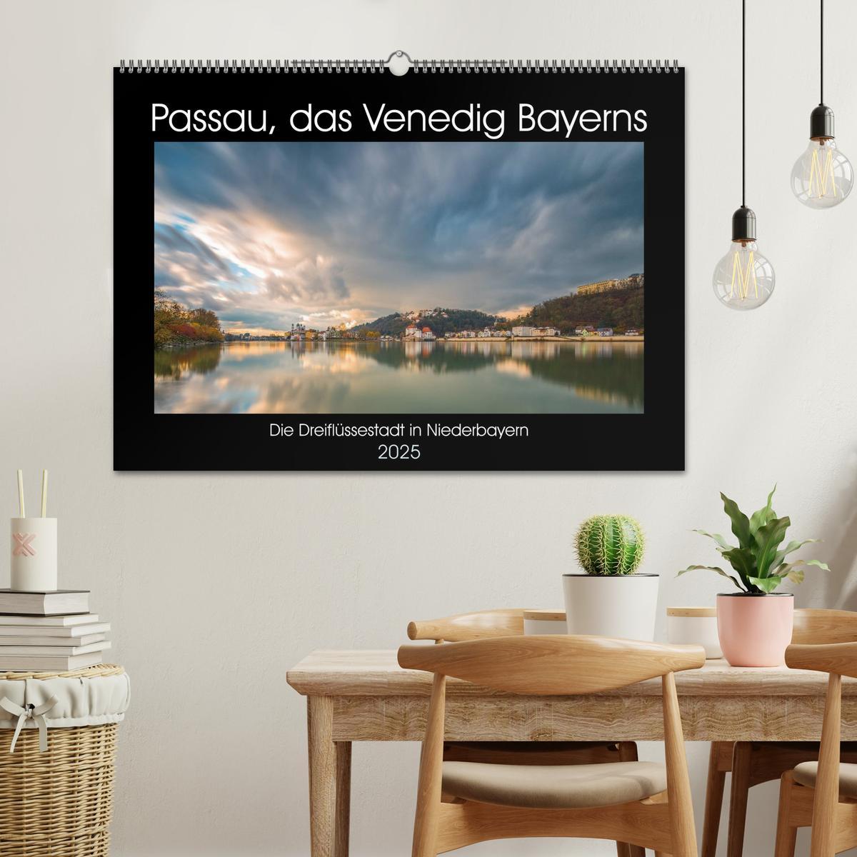 Bild: 9783435334520 | Passau, das Venedig Bayerns (Wandkalender 2025 DIN A2 quer),...