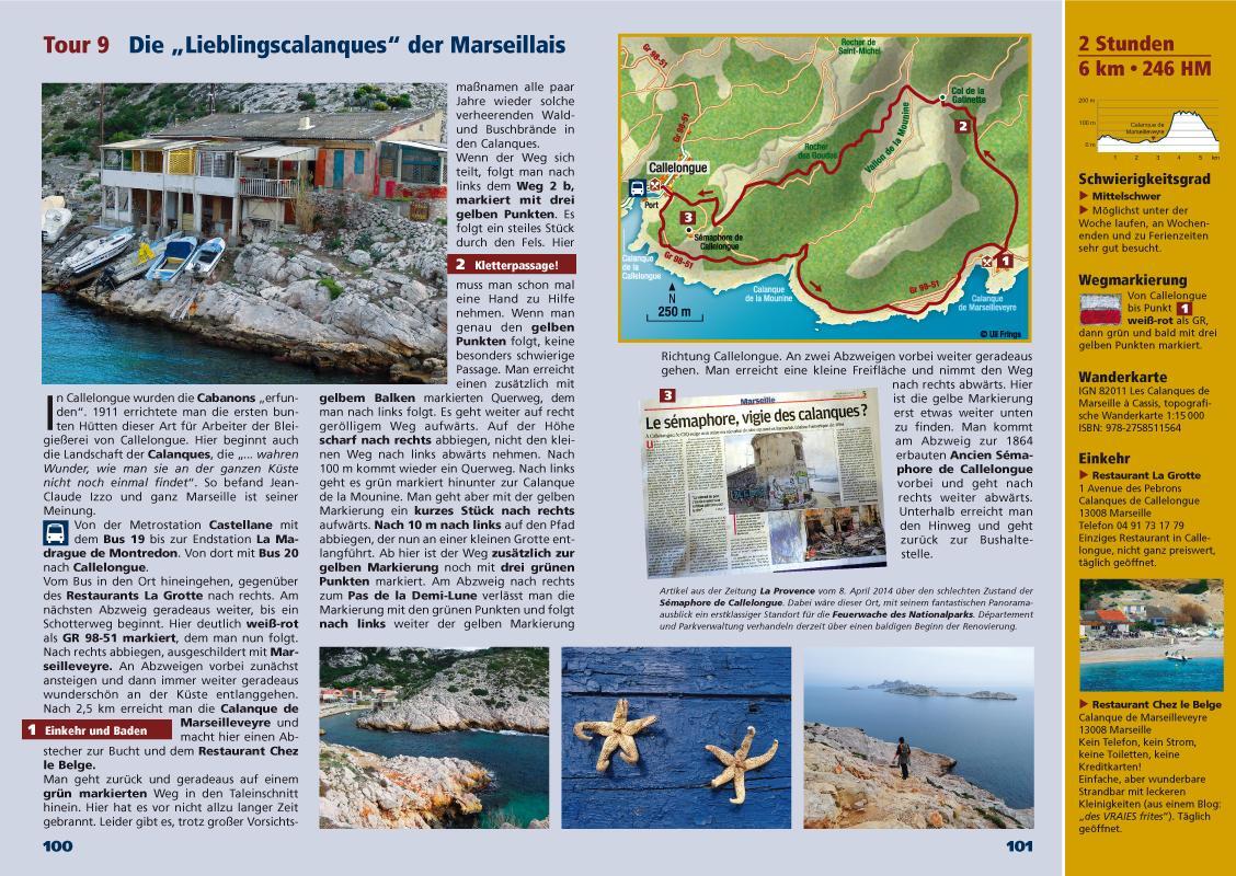 Bild: 9783000458606 | Marseille, Calanques, Côte Bleue | Uli Frings | Taschenbuch | 144 S.