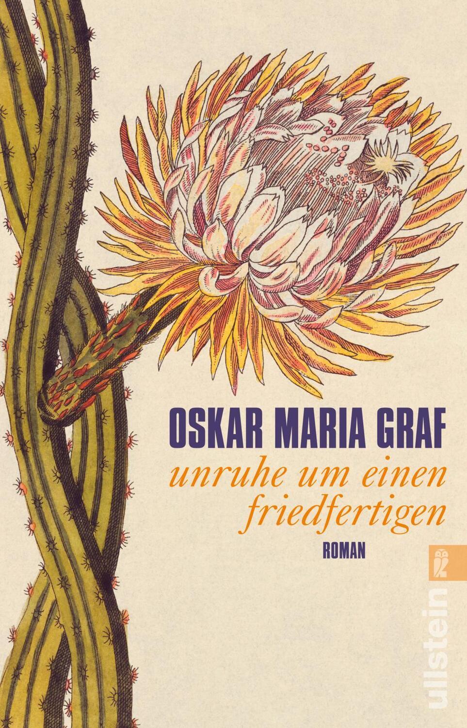 Cover: 9783548062181 | Unruhe um einen Friedfertigen | Roman | Oskar Maria Graf | Taschenbuch