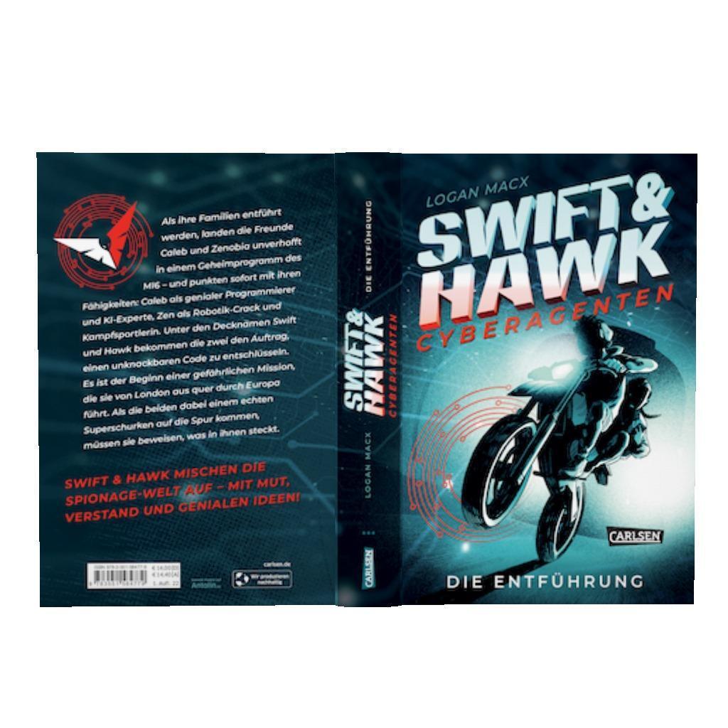 Bild: 9783551584779 | Swift &amp; Hawk, Cyberagenten 1: Die Entführung | Logan Macx | Buch