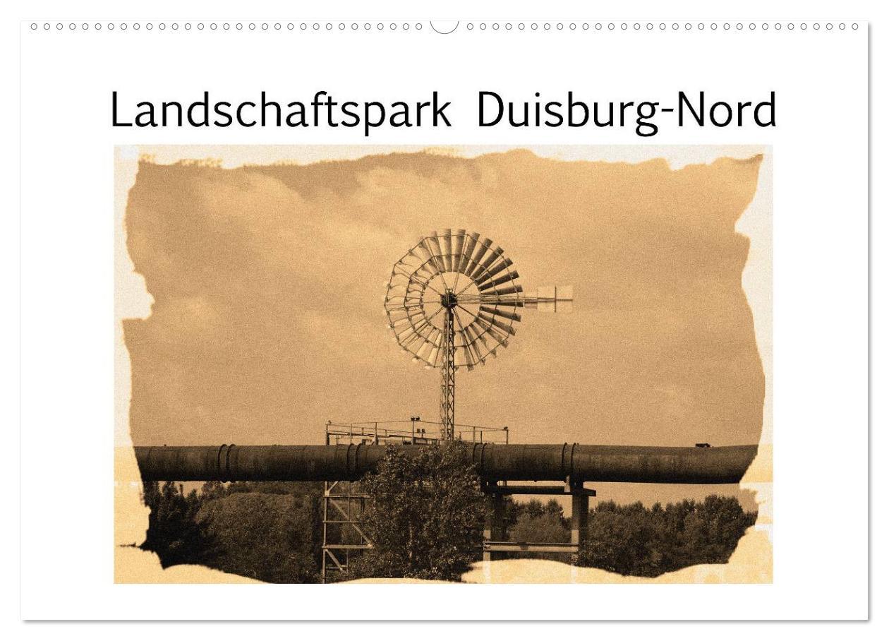 Cover: 9783435840861 | Landschaftspark Duisburg-Nord (Wandkalender 2025 DIN A2 quer),...