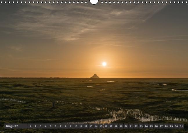 Bild: 9783660581980 | Ein Tag am Mont Saint Michel (Wandkalender immerwährend DIN A3 quer)