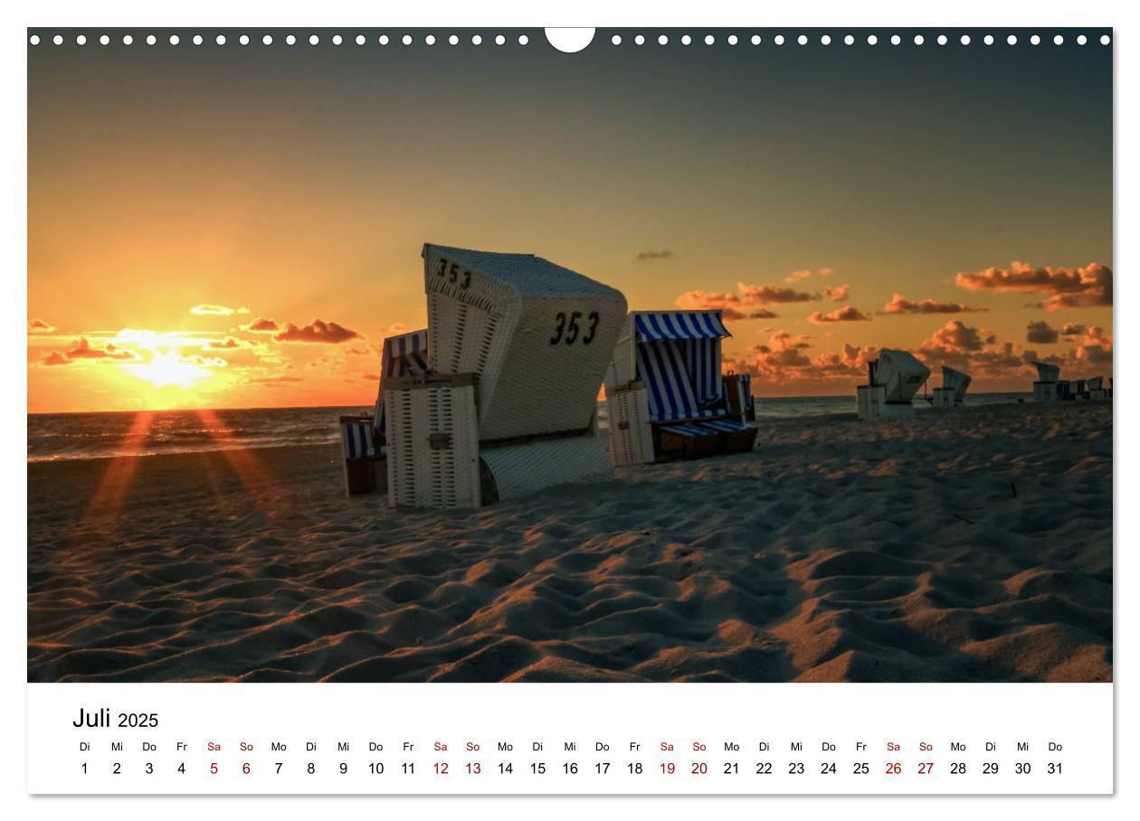 Bild: 9783435443260 | Ein Sommer auf Sylt (Wandkalender 2025 DIN A3 quer), CALVENDO...