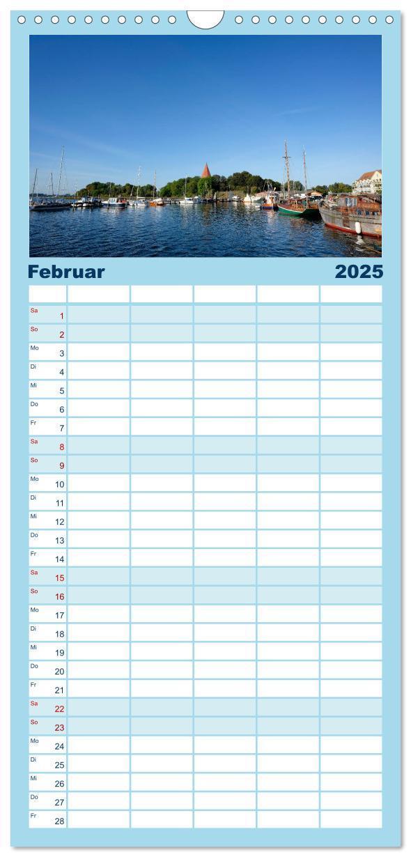 Bild: 9783457107096 | Familienplaner 2025 - Osteeinsel Poel mit 5 Spalten (Wandkalender,...