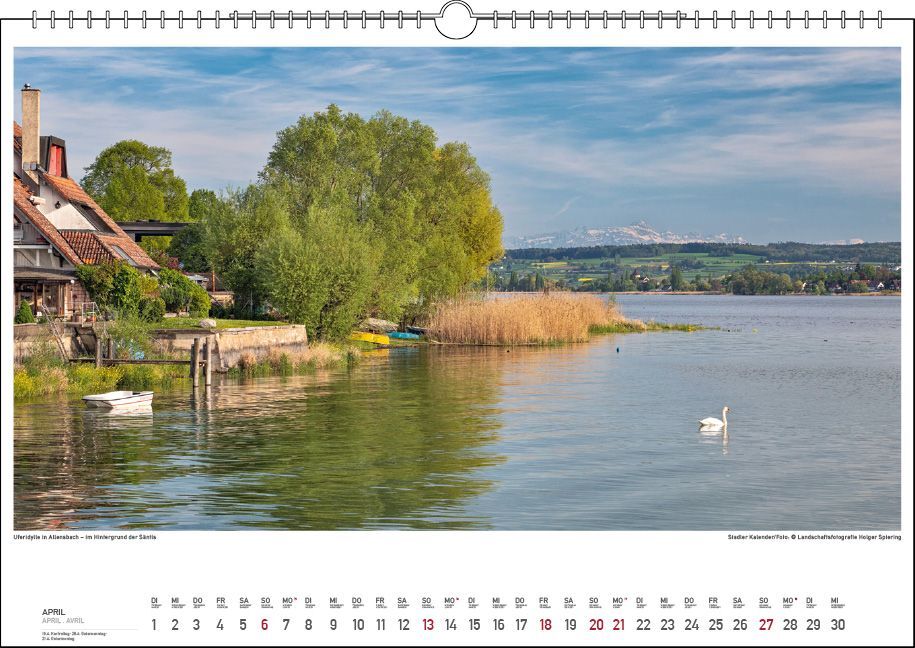 Bild: 9783861924012 | Malerischer Bodensee 2025 | Holger Spiering | Kalender | Spiralbindung