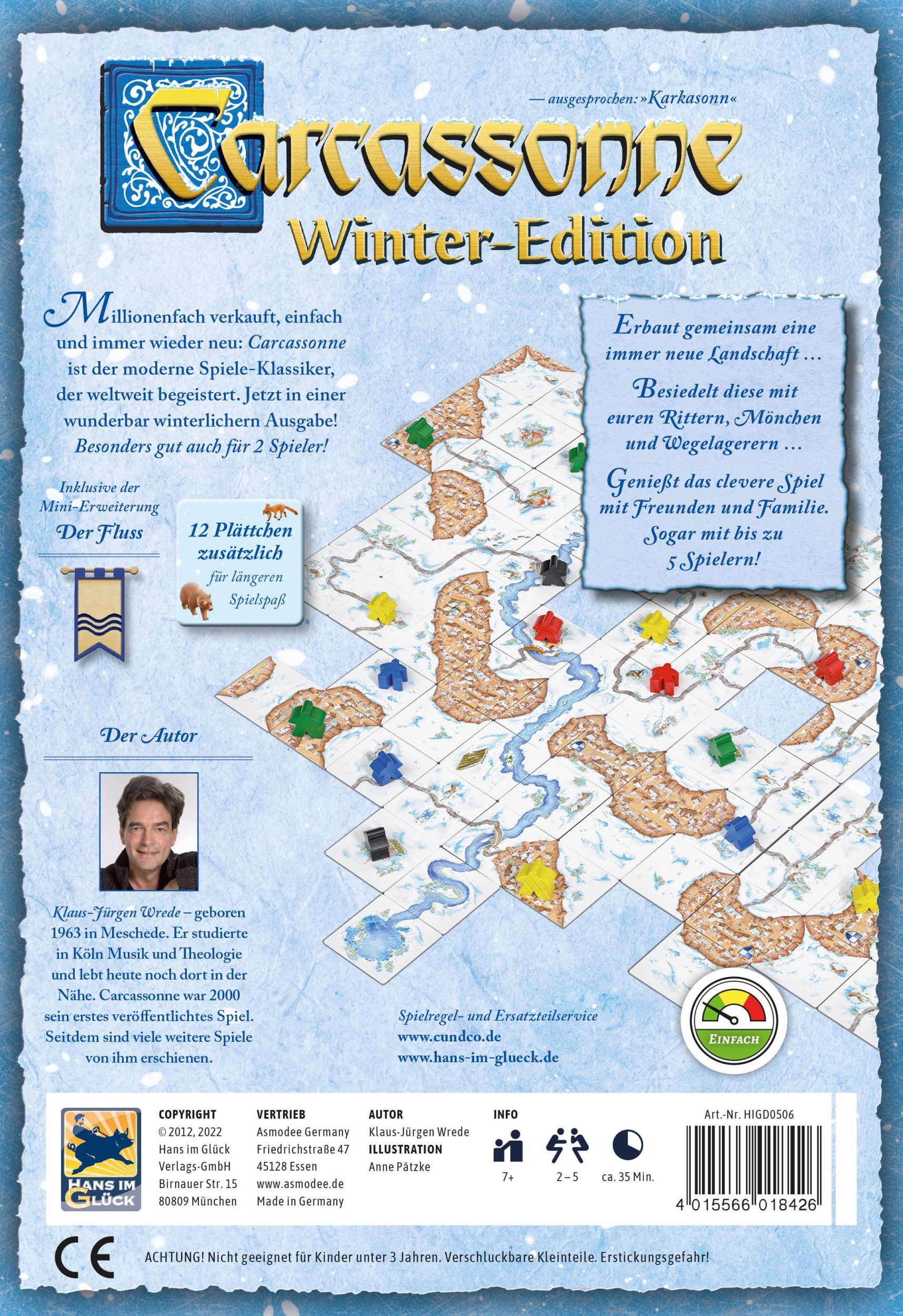 Bild: 4015566018426 | Carcassonne Winter-Edition | Hans Im Glück | Spiel | HIGD0506 | 2022