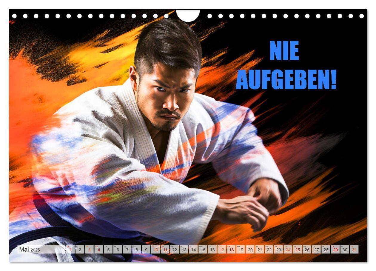 Bild: 9783383845895 | Judo und Motivation (Wandkalender 2025 DIN A4 quer), CALVENDO...