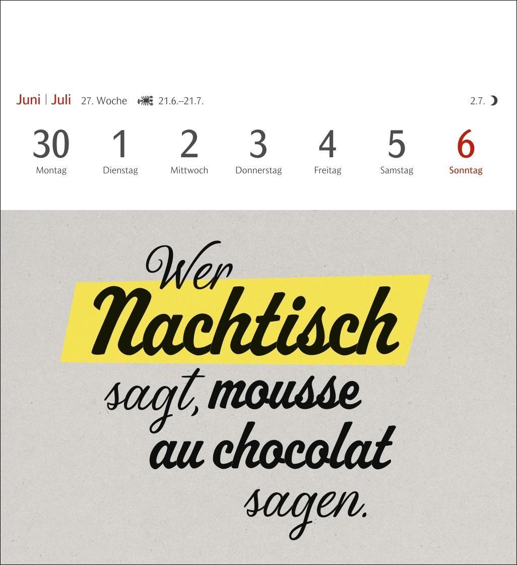 Bild: 9783840034800 | Typo-Sprüche-Kalender Postkartenkalender 2025 - Wochenkalender mit...