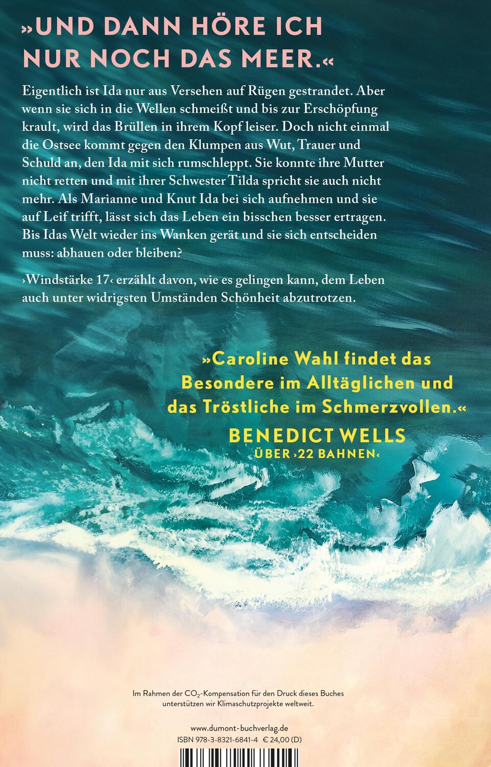 Rückseite: 9783832168414 | Windstärke 17 | Caroline Wahl | Buch | 256 S. | Deutsch | 2024