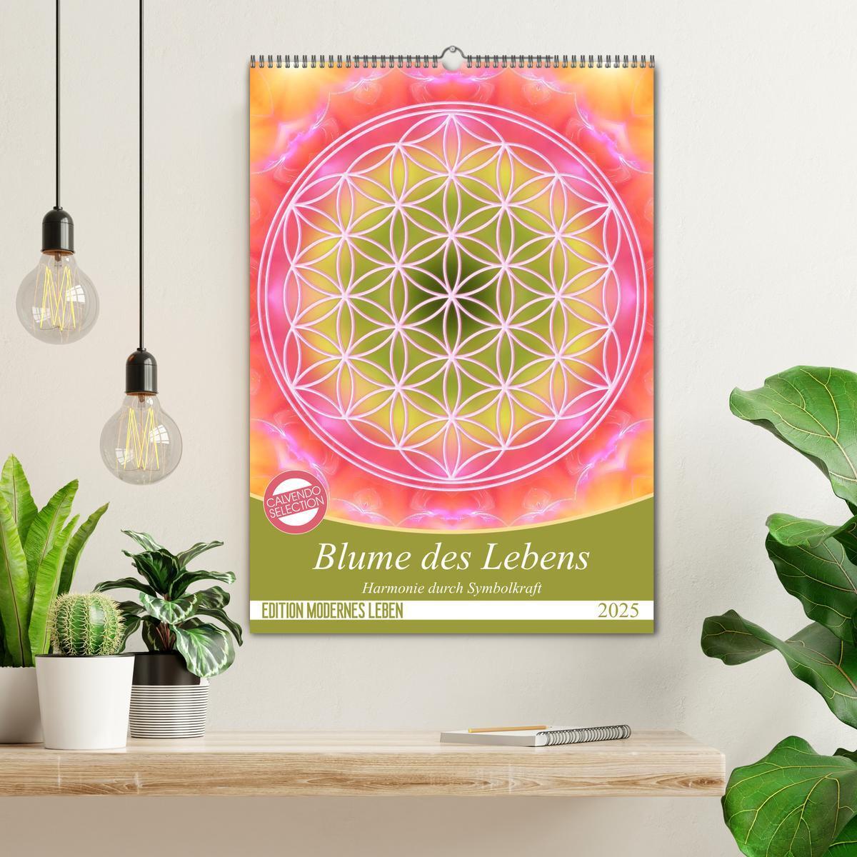 Bild: 9783435994809 | Blume des Lebens - Harmonie durch Symbolkraft (Wandkalender 2025...