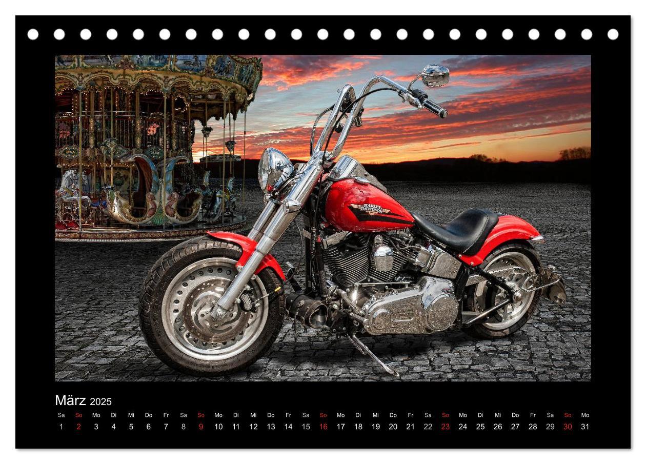 Bild: 9783435707973 | Motorrad-Träume ¿ Chopper und Custombikes (Tischkalender 2025 DIN...