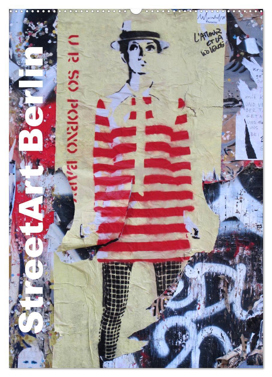 Cover: 9783435955213 | StreetArt Berlin (Wandkalender 2025 DIN A2 hoch), CALVENDO...