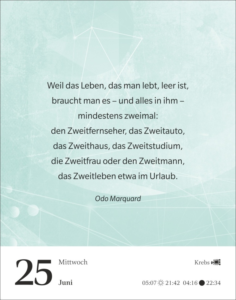 Bild: 9783840035357 | Gute Gedanken tanken Tagesabreißkalender 2025 - Denkanstöße für das...