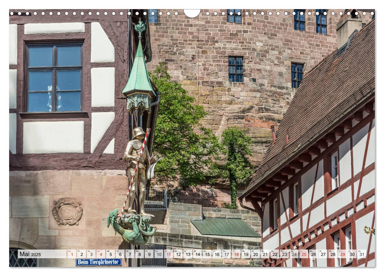 Bild: 9783435592029 | NÜRNBERG Historisches Stadtherz (Wandkalender 2025 DIN A3 quer),...