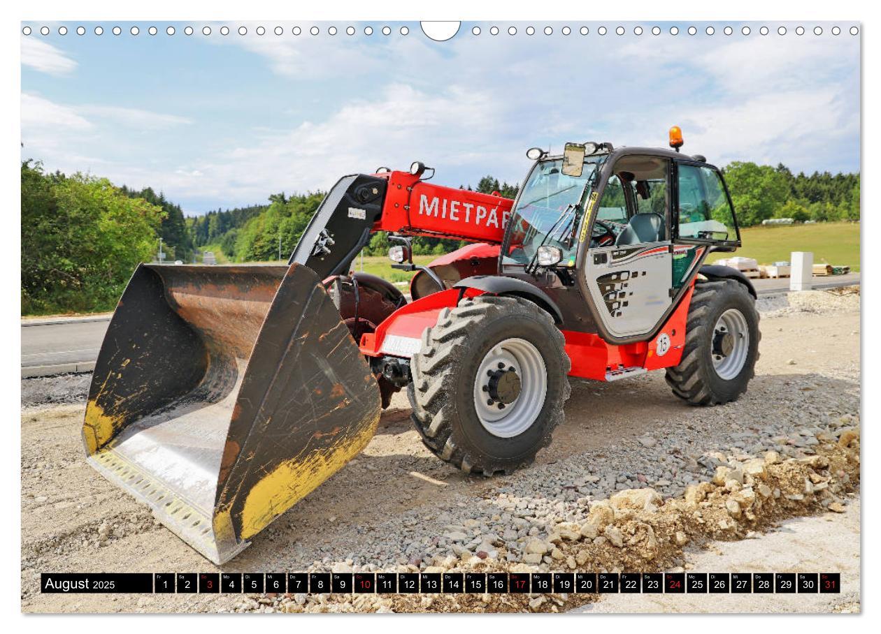 Bild: 9783435298907 | Baufahrzeuge auf der Baustelle (Wandkalender 2025 DIN A3 quer),...