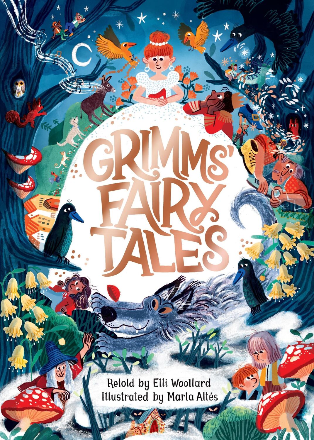 Cover: 9781529053418 | Grimms' Fairy Tales, Retold by Elli Woollard, Illustrated by Marta...