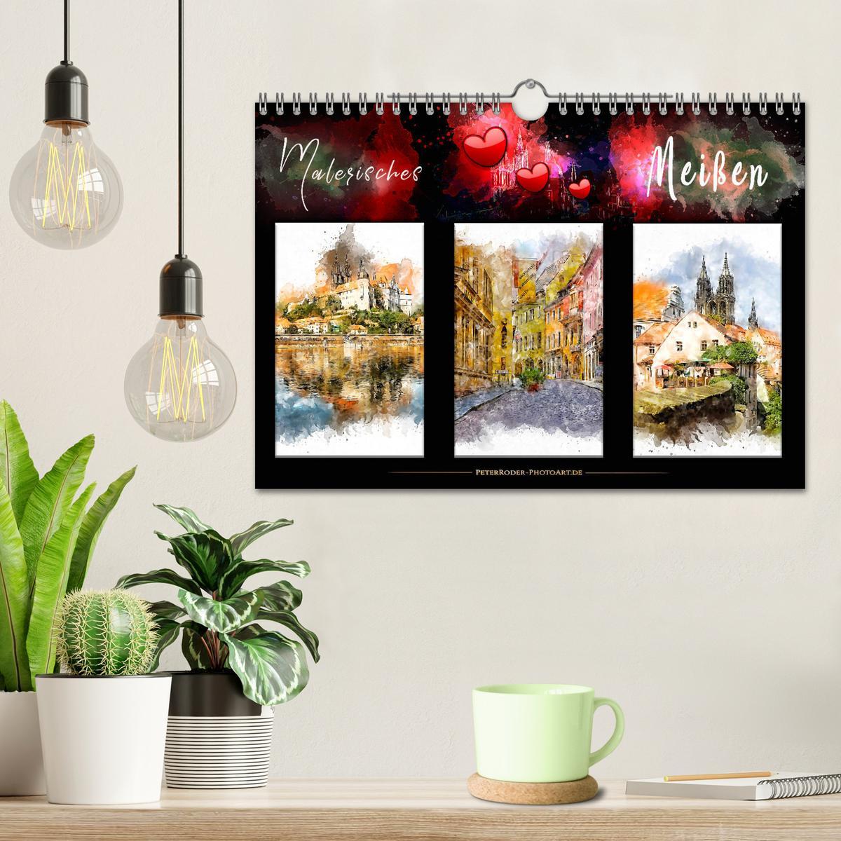 Bild: 9783435301928 | Malerisches Meißen (Wandkalender 2025 DIN A4 quer), CALVENDO...