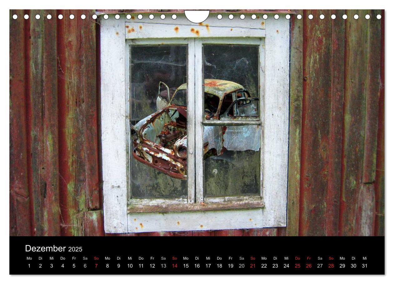 Bild: 9783435805907 | Schrottautos im Kyrkö Mosse (Wandkalender 2025 DIN A4 quer),...