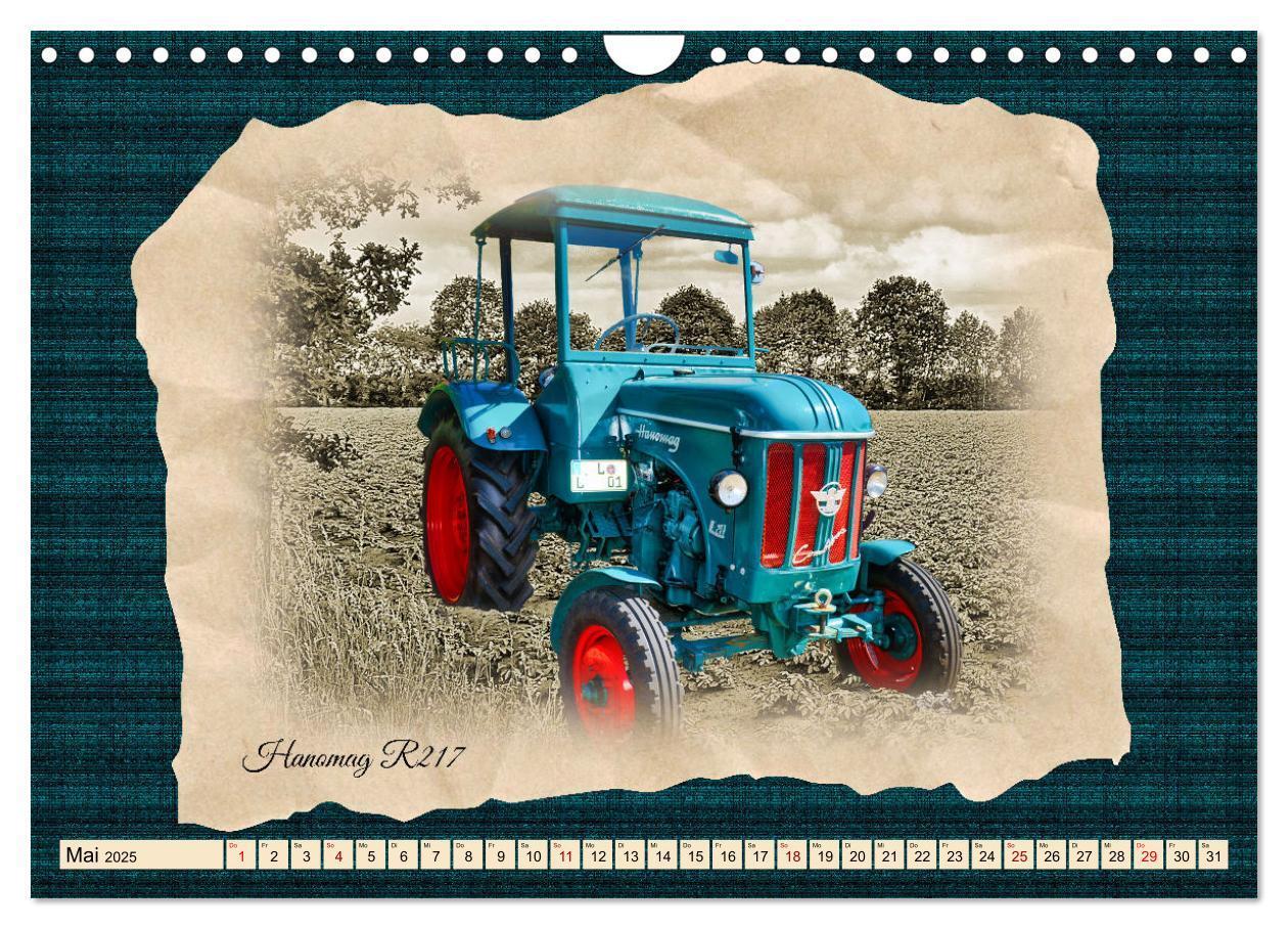 Bild: 9783383845970 | Hanomag Schlepper (Wandkalender 2025 DIN A4 quer), CALVENDO...