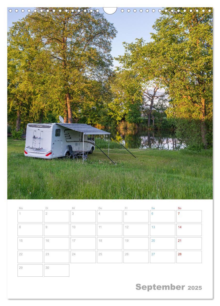 Bild: 9783435923144 | CAMPING-GLÜCK - Dein Urlaubsplaner (Wandkalender 2025 DIN A3 hoch),...