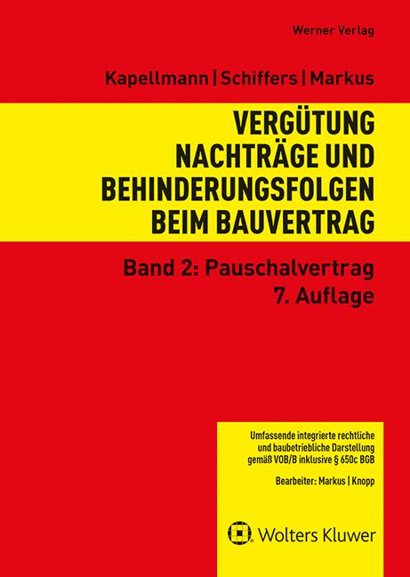 Cover: 9783804154414 | Vergütung, Nachträge und Behinderungsfolgen beim Bauvertrag | Buch