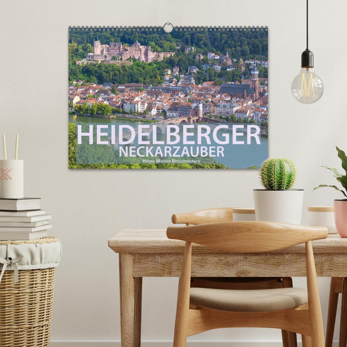 Bild: 9783435331314 | Heidelberger Neckarzauber (Wandkalender 2025 DIN A3 quer), CALVENDO...