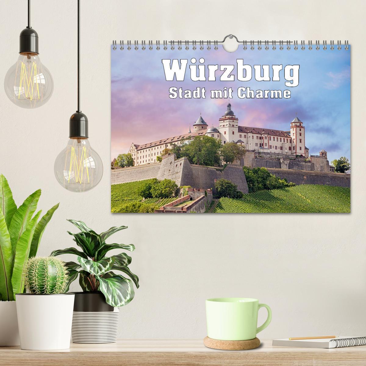 Bild: 9783435206841 | Würzburg - Stadt mit Charme (Wandkalender 2025 DIN A4 quer),...