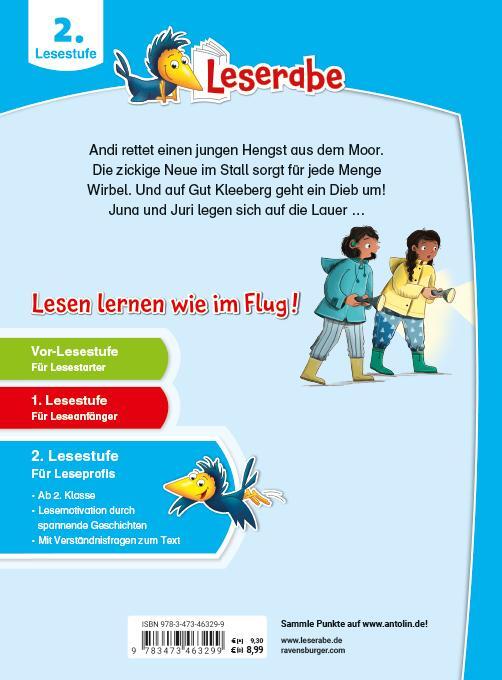 Rückseite: 9783473463299 | Spannende Pferdegeschichten - Lesen lernen mit dem Leseraben -...