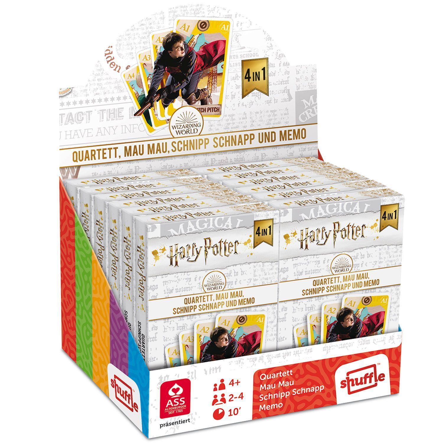 Bild: 4042677840646 | Harry Potter - Quartett 4 in 1 | Spielkartenfabrik Altenburg GmbH