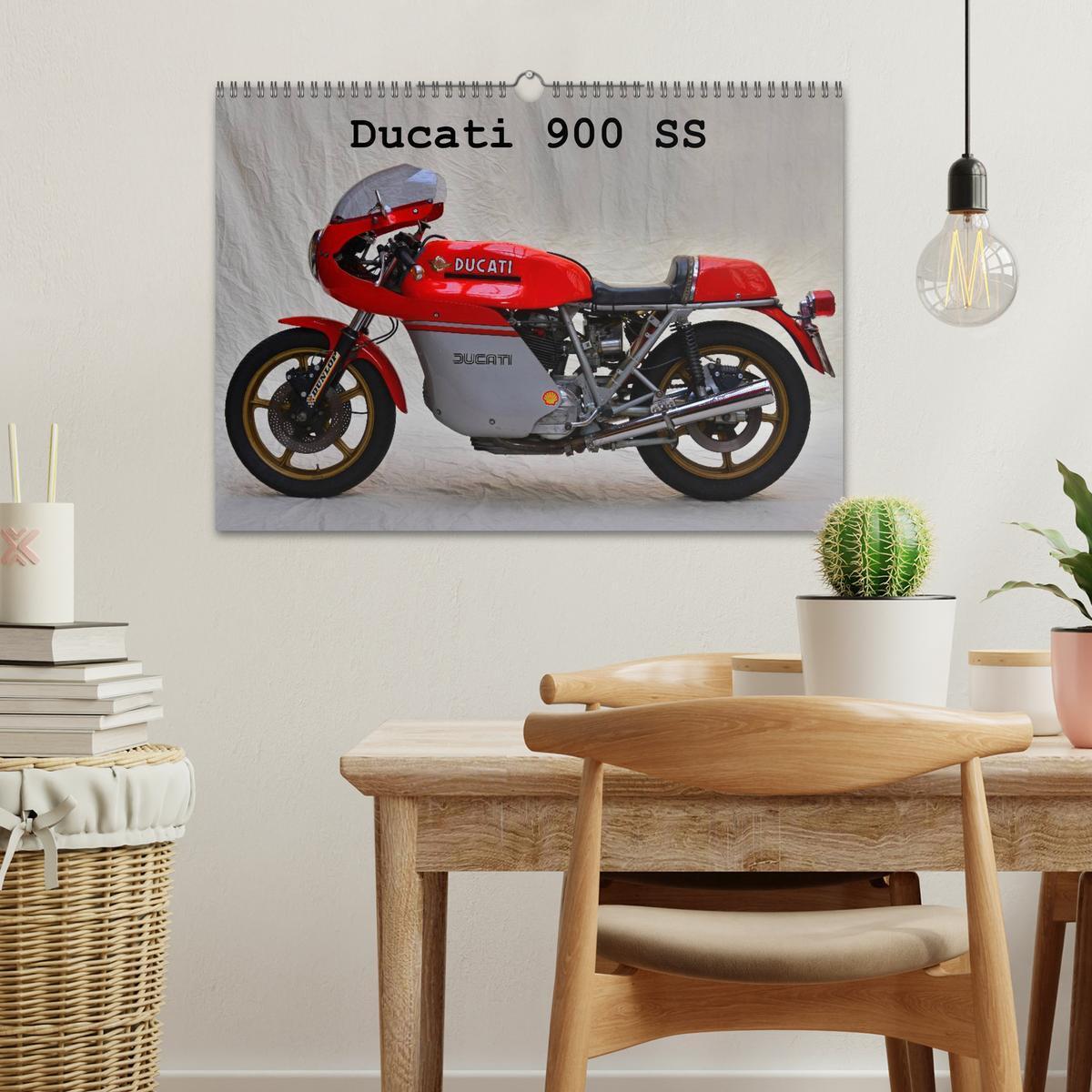 Bild: 9783435688746 | Ducati 900 SS (Wandkalender 2025 DIN A3 quer), CALVENDO Monatskalender