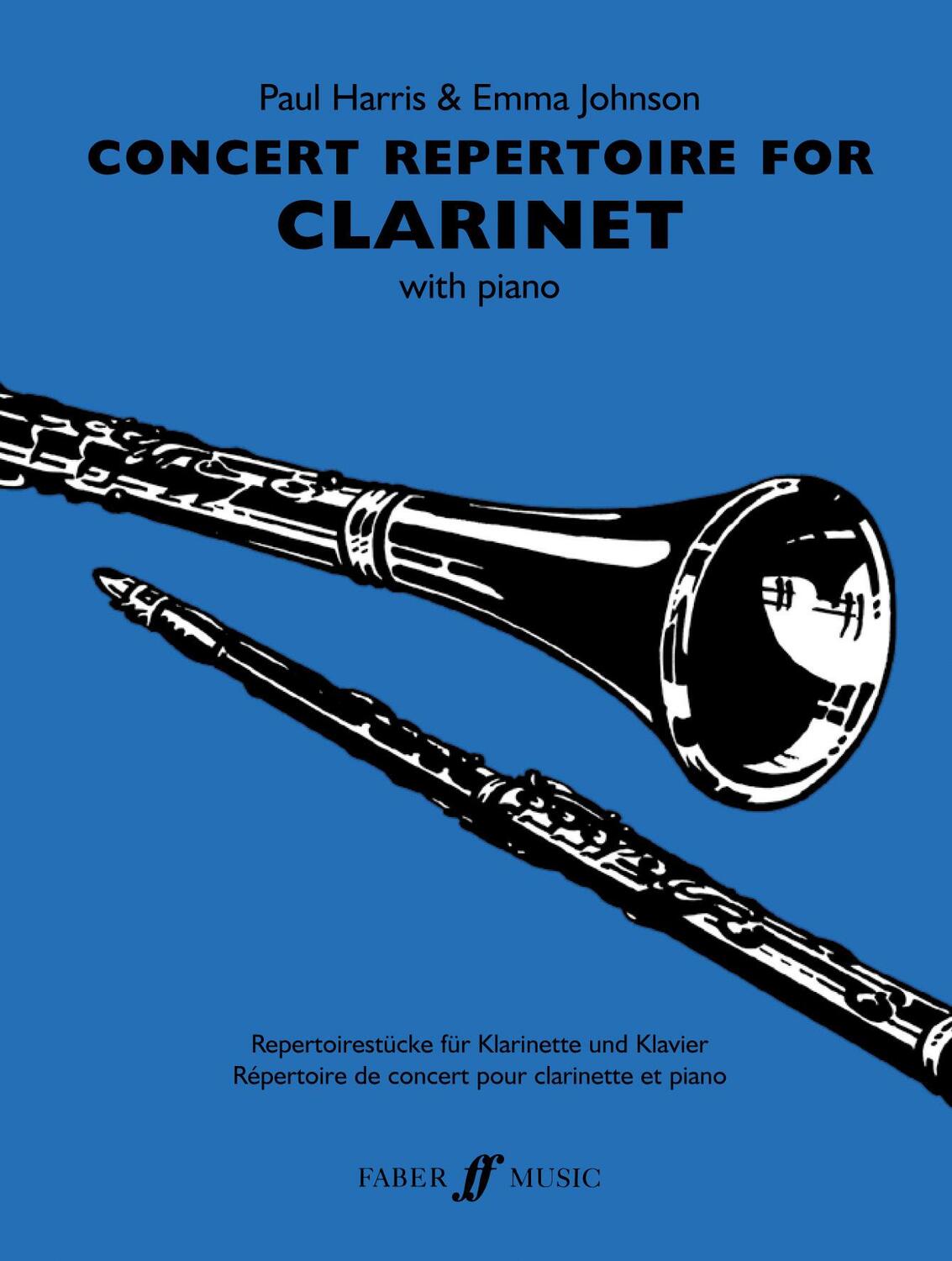 Cover: 9780571521661 | Concert Repertoire for Clarinet | P. Harris_E. Johnson | Taschenbuch