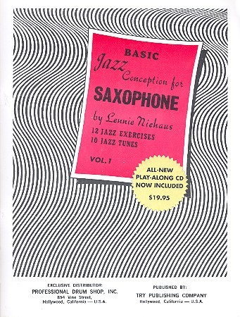 Cover: 9781934638002 | Basic Jazz Conception For Saxophone Vol. 1 | Lennie Niehaus