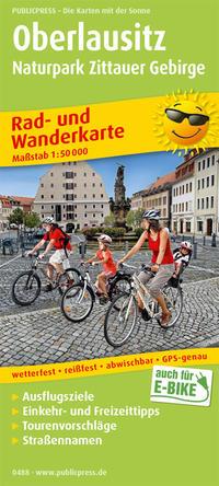 Cover: 9783747304884 | Oberlausitz - Naturpark Zittauer Gebirge | (Land-)Karte | Deutsch