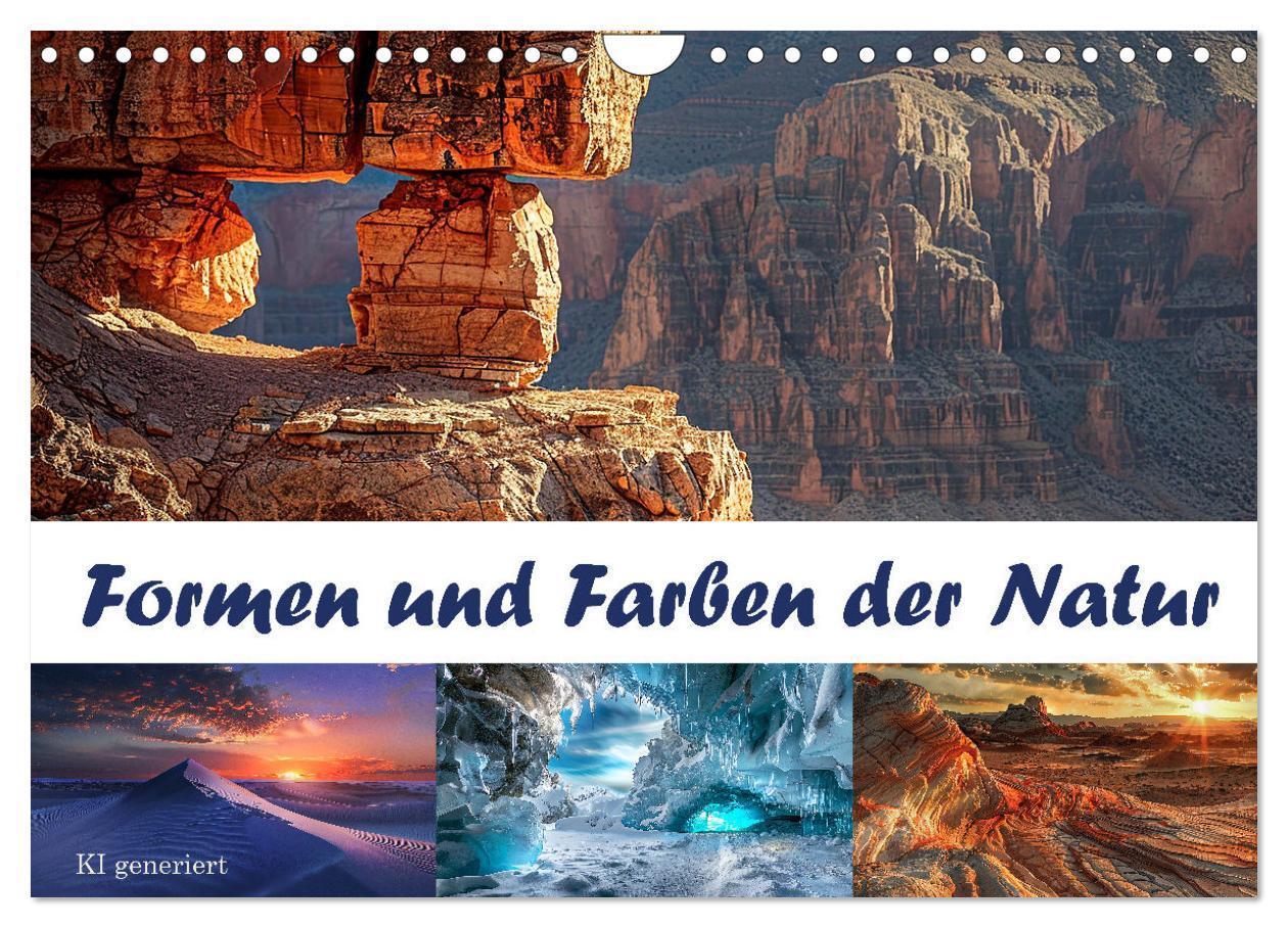 Cover: 9783435720415 | Formen und Farben der Natur (Wandkalender 2025 DIN A4 quer),...