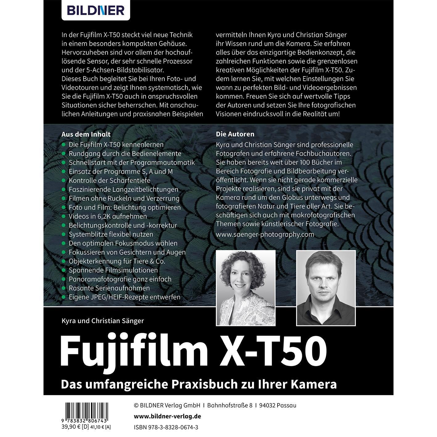 Rückseite: 9783832806743 | Fujifilm X-T50 | Das umfangreiche Praxisbuch zu Ihrer Kamera! | Buch