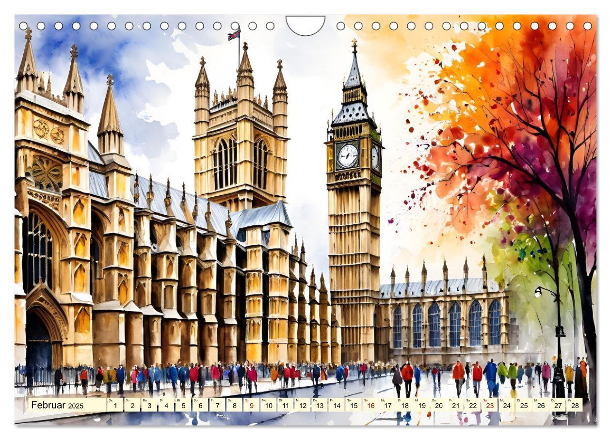 Bild: 9783457175019 | London - Metropole auf der Insel (Wandkalender 2025 DIN A4 quer),...