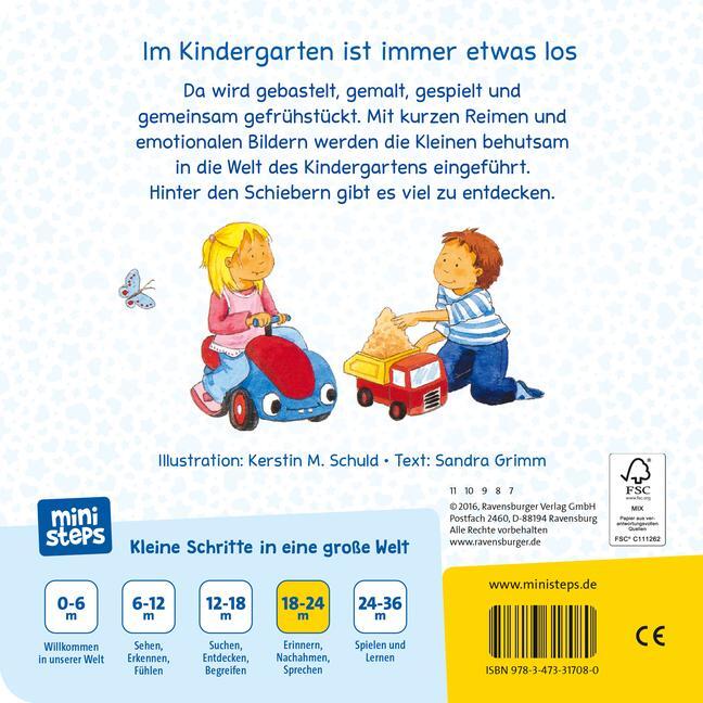 Bild: 9783473317080 | ministeps: Was passiert im Kindergarten? | Ab 18 Monaten | Grimm