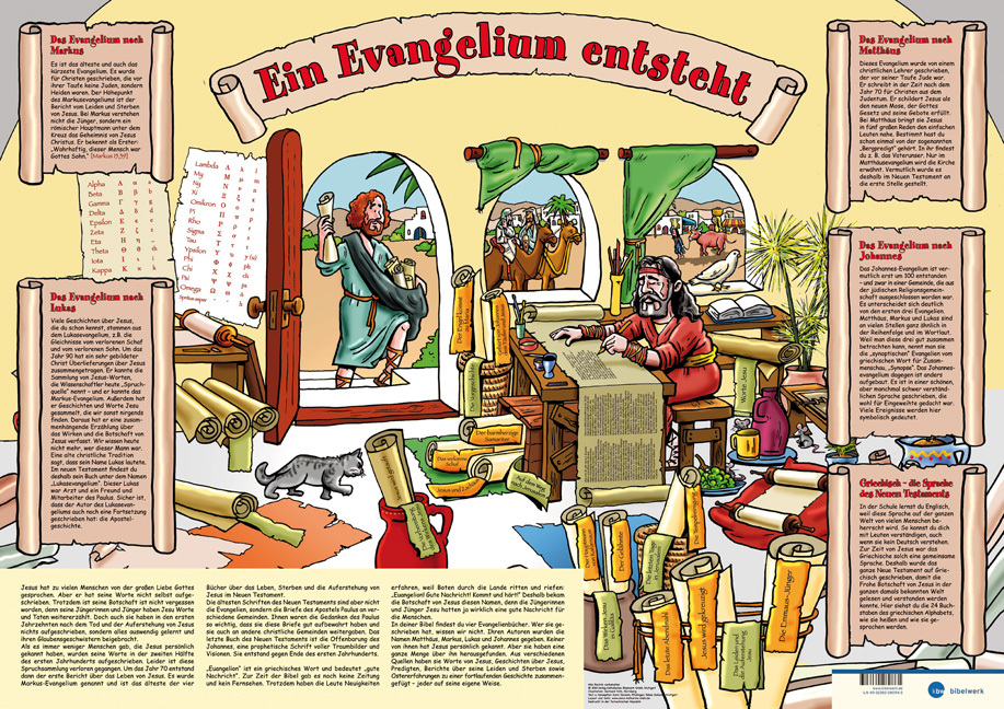 Cover: 4032382280943 | Poster A1 'Ein Evangelium entsteht' | Gerhard Foth Karin Jeromin