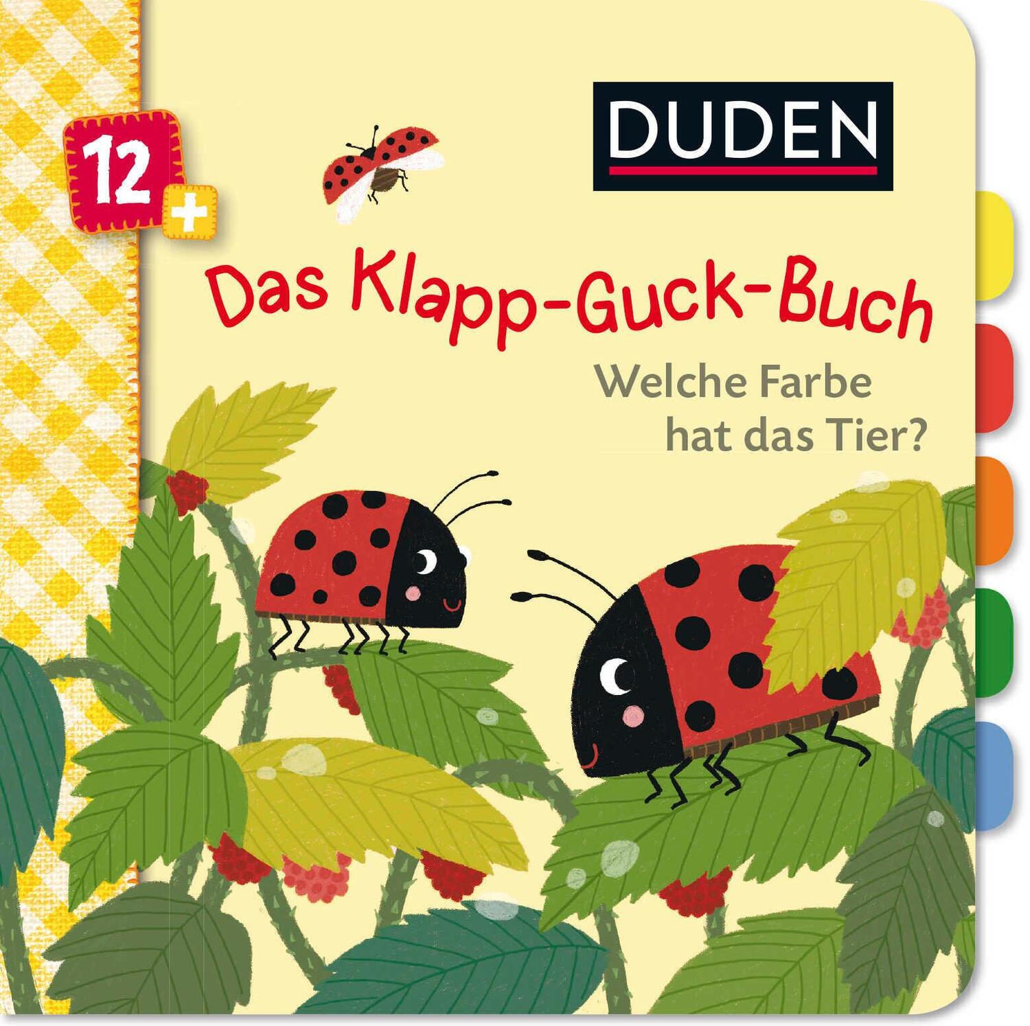 Cover: 9783737333788 | Duden 12+: Das Klapp-Guck-Buch: Welche Farbe hat das Tier? | Weber