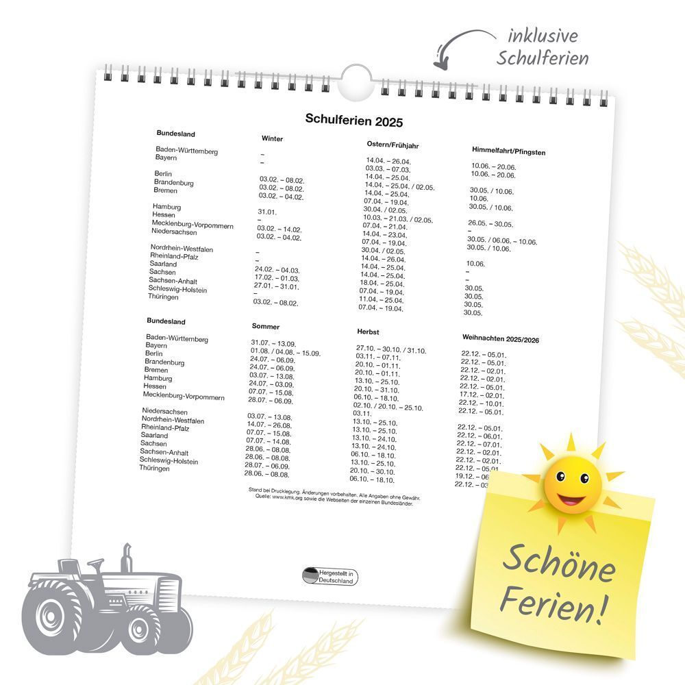 Bild: 9783988022615 | Trötsch Technikkalender DDR-Traktoren 2025 | Co.KG | Kalender | 24 S.