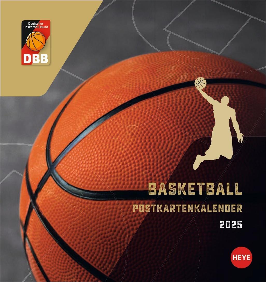 Cover: 9783756413317 | DBB Basketball Postkartenkalender 2025 | Kalender | 13 S. | Deutsch