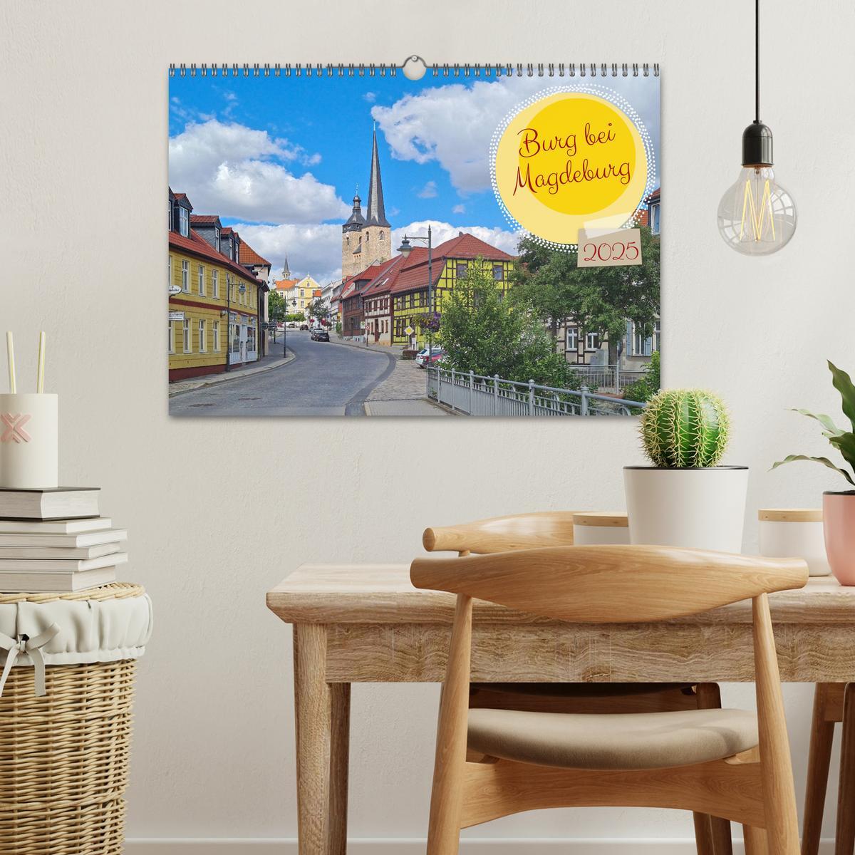 Bild: 9783383949388 | Burg bei Magdeburg (Wandkalender 2025 DIN A3 quer), CALVENDO...