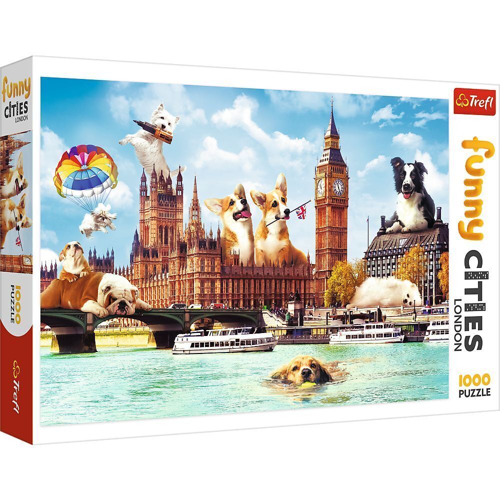 Bild: 5900511105964 | Hunde in London (Puzzle) | Spiel | In Spielebox | 10596 | 2021 | Trefl