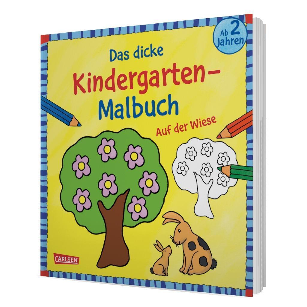 Bild: 9783551191328 | Ausmalbilder für Kita-Kinder: Das dicke Kindergarten-Malbuch: Auf...