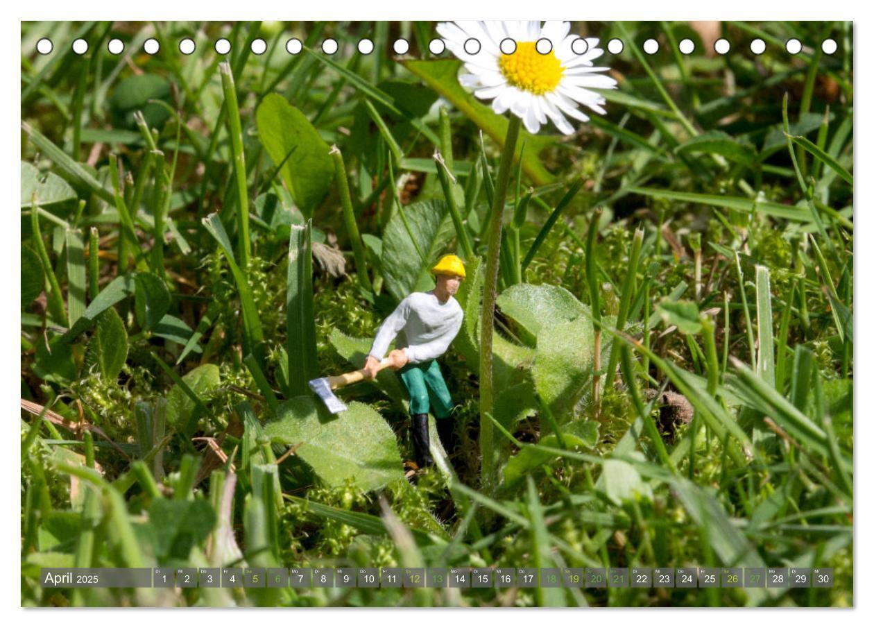 Bild: 9783435355624 | Miniaturfiguren in der Makrowelt ...ganz groß im Garten...