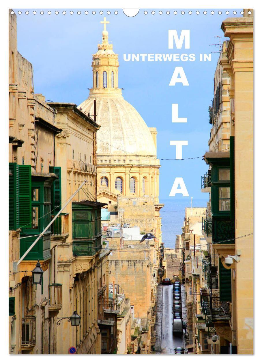 Cover: 9783457044247 | Unterwegs in Malta (Wandkalender 2025 DIN A3 hoch), CALVENDO...