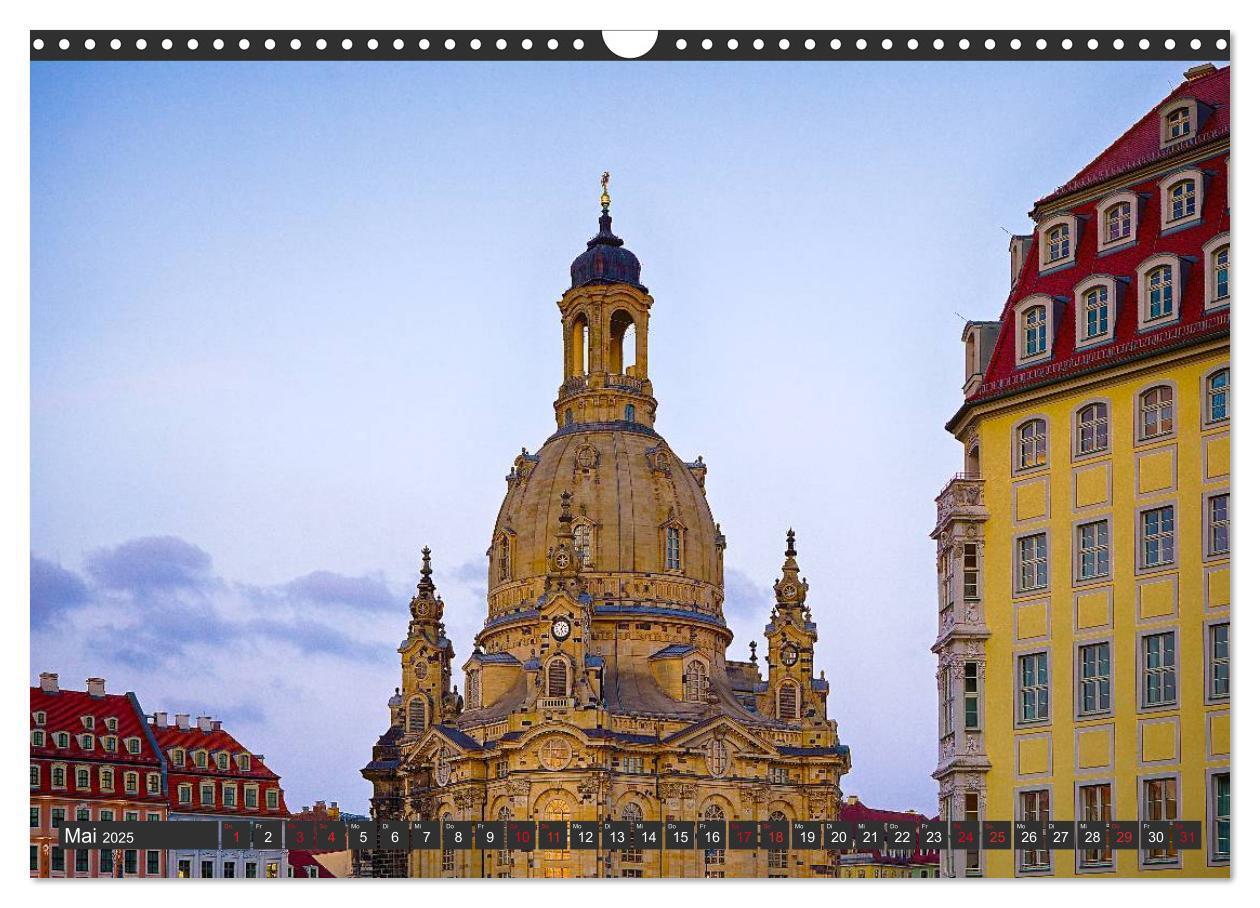 Bild: 9783435734559 | Dresden - Die Frauenkirche (Wandkalender 2025 DIN A3 quer),...