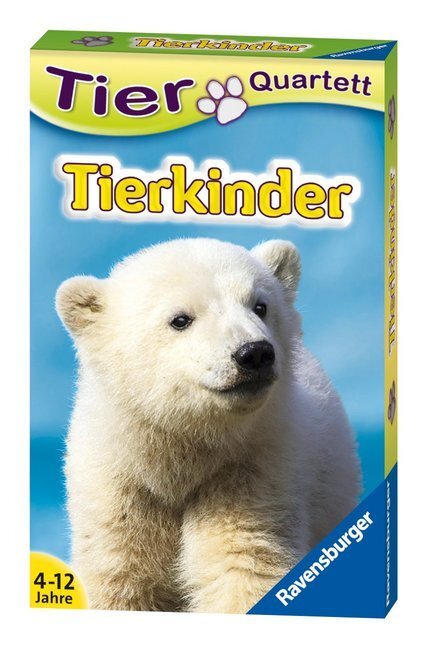 Cover: 4005556204236 | Ravensburger 20423 - Tierquartett Tierkinder, Klassiker für 3-6...