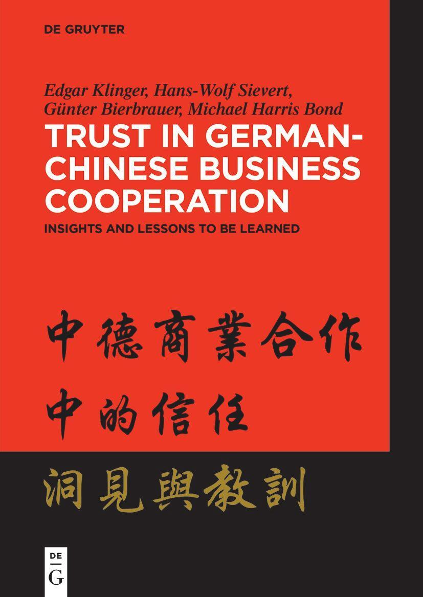 Cover: 9783111344409 | Trust in German-Chinese Business Cooperation | Edgar Klinger (u. a.)